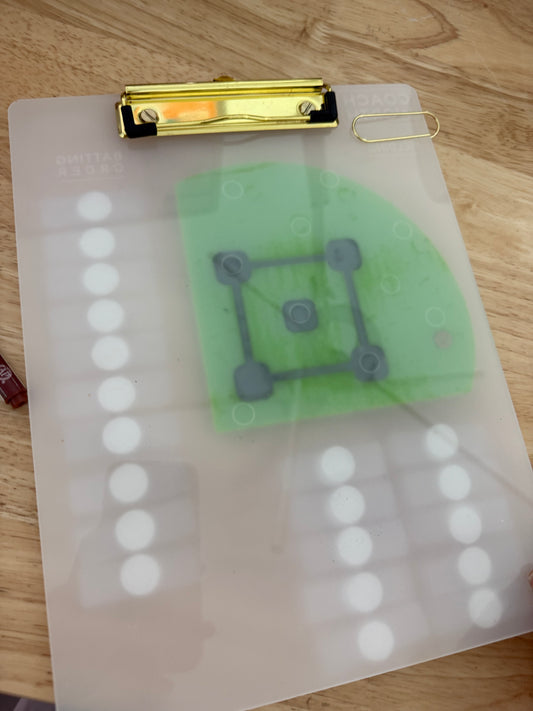 Double Sided Little League Baseball Lineup Clipboard