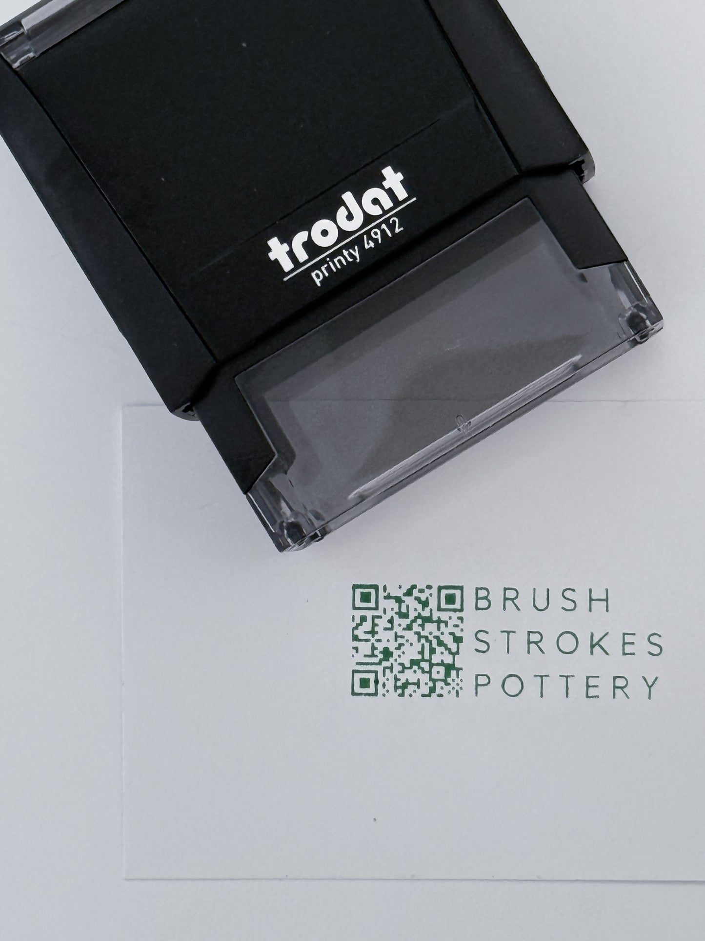 QR Code Self Inking Stamp