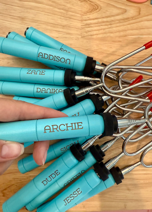 Personalized Marshmallow Roasting Sticks