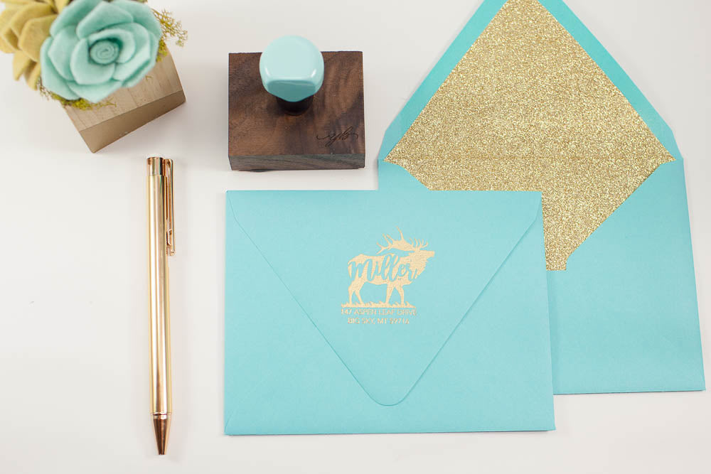 Elk Address - Custom Rubber Stamps