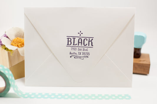 Hand-drawn Address - Custom Rubber Stamps