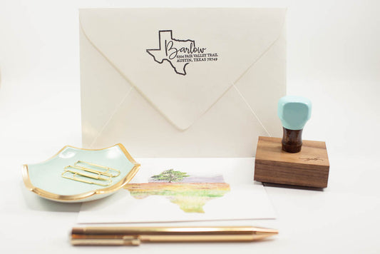 State Script Address - Custom Rubber Stamps