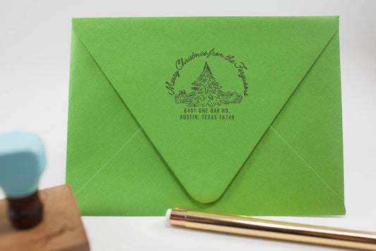 O' Christmas Tree - Custom Rubber Stamps