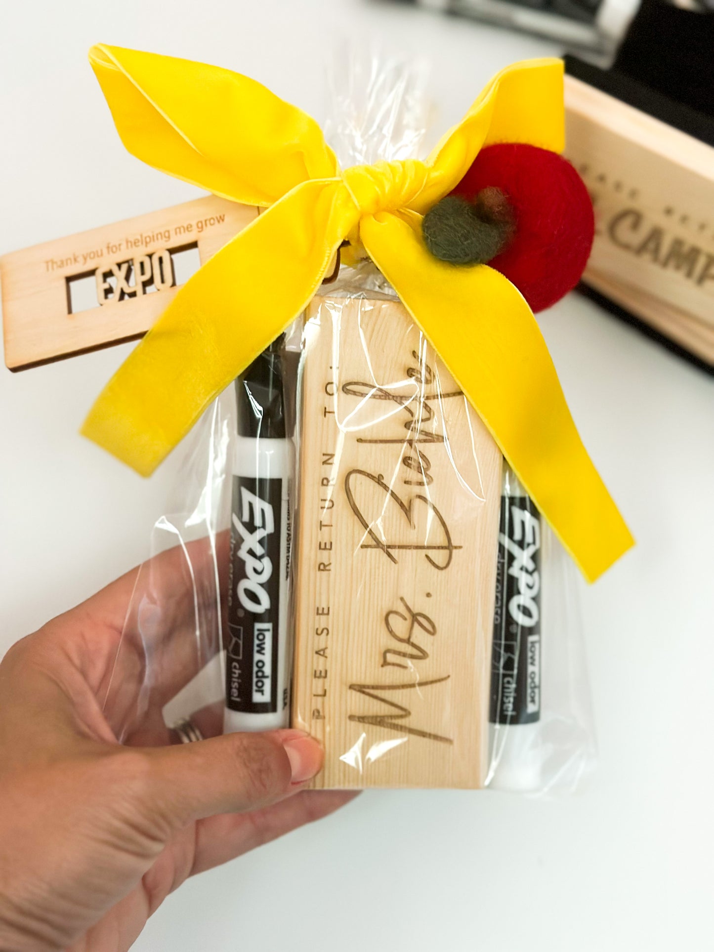 Personalized Dry Eraser Teacher Gift