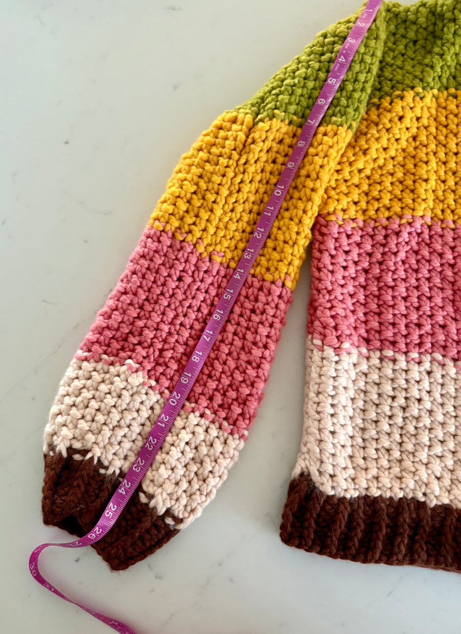 Handmade Chunky Knit Sweater – 100% Donated to Flood Relief in Kerr County