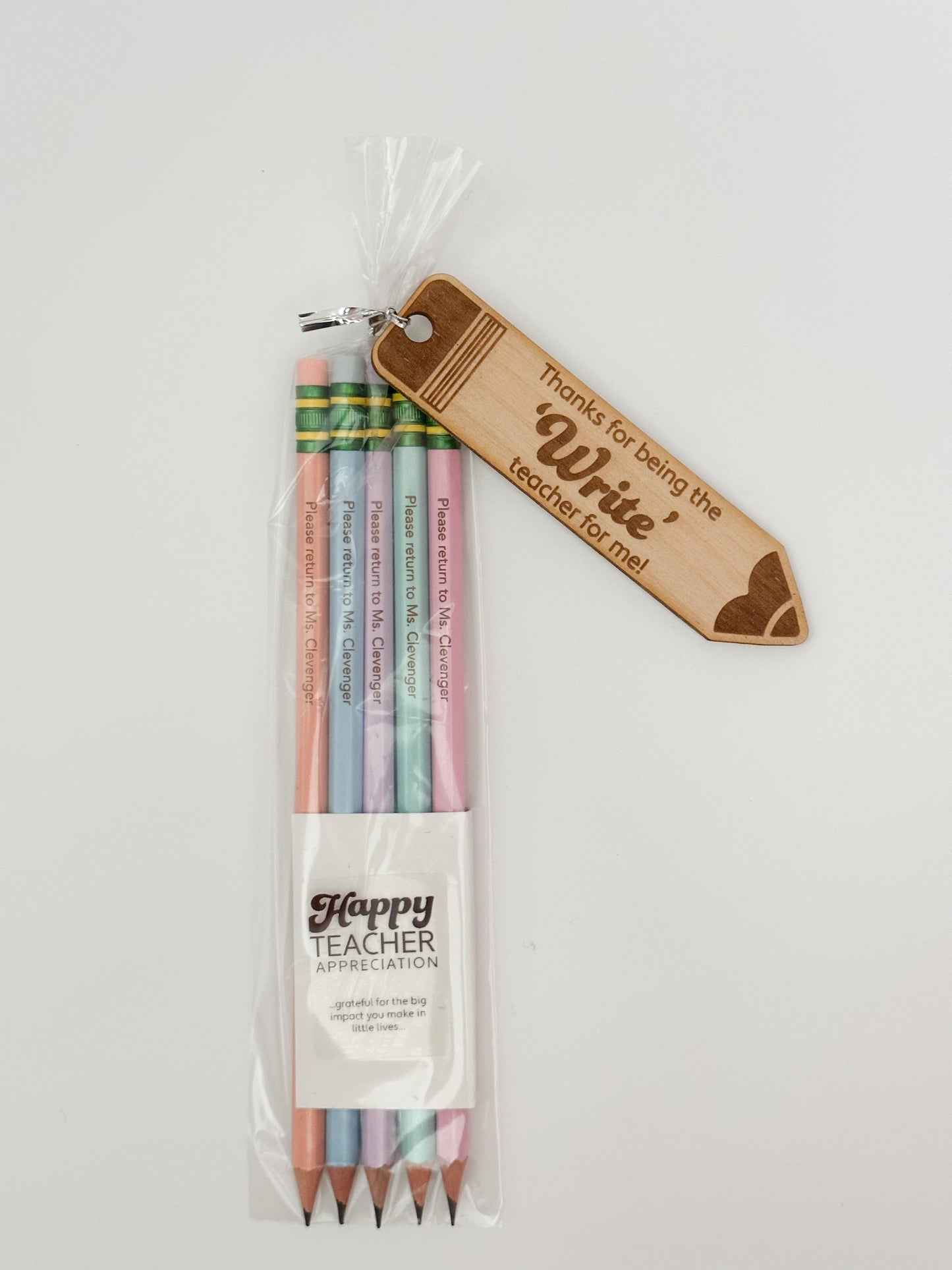 Teacher Appreciation Pencil Set