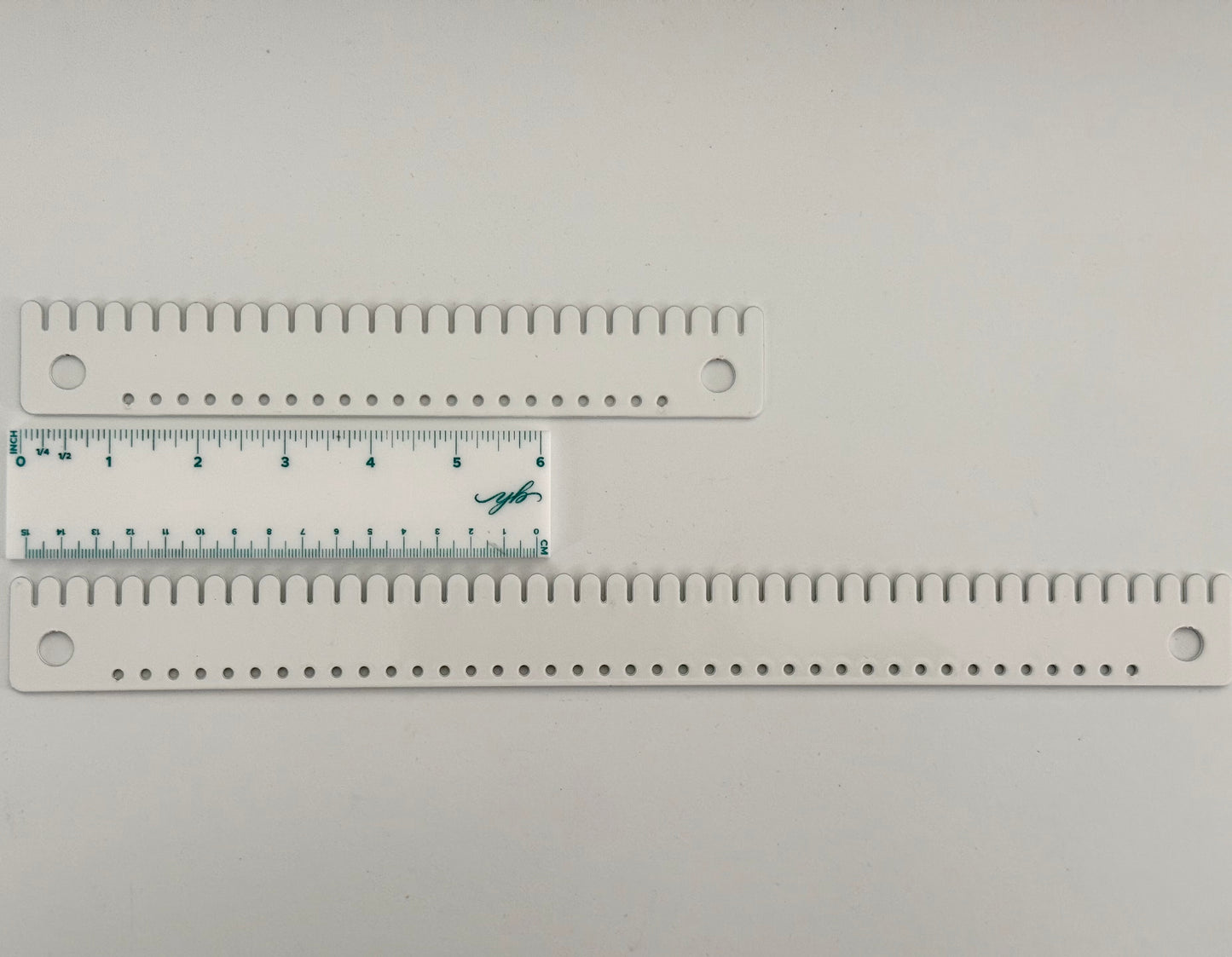 White Powder Coated Metal Earring Holder