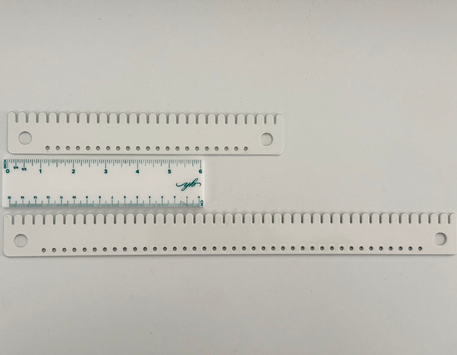 White Powder Coated Metal Earring Holder