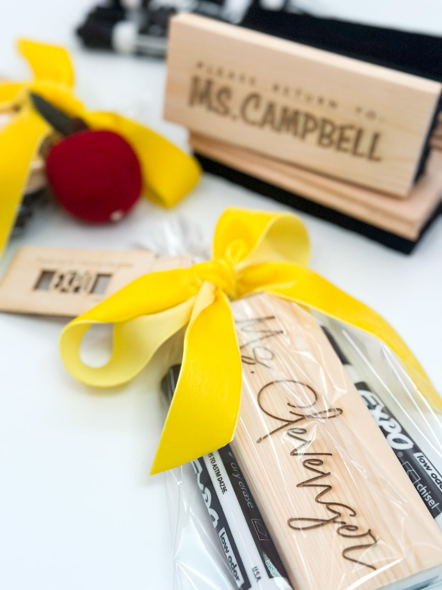 Personalized Dry Eraser Teacher Gift