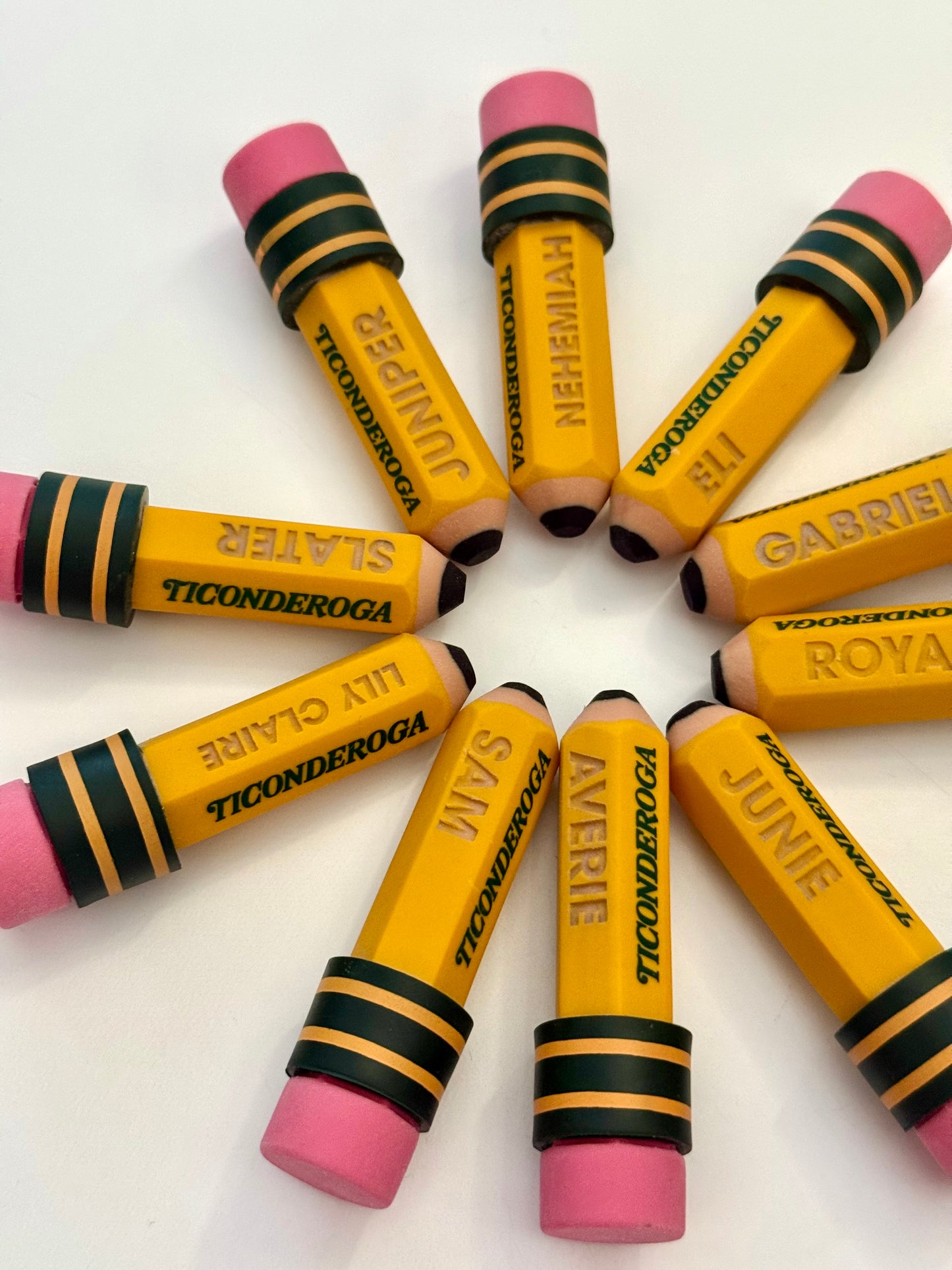 Personalized Pencil Eraser