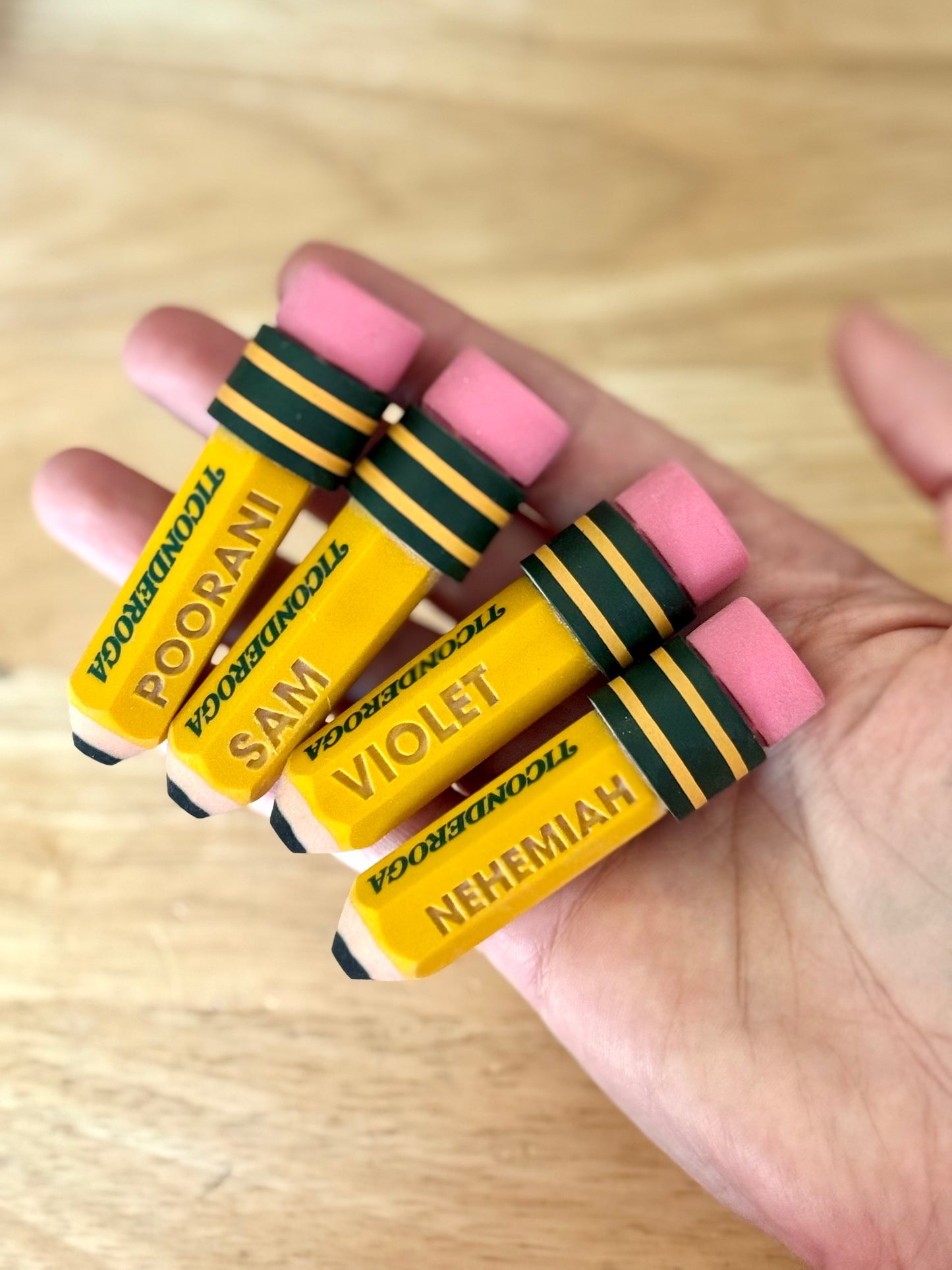 Personalized Pencil Eraser
