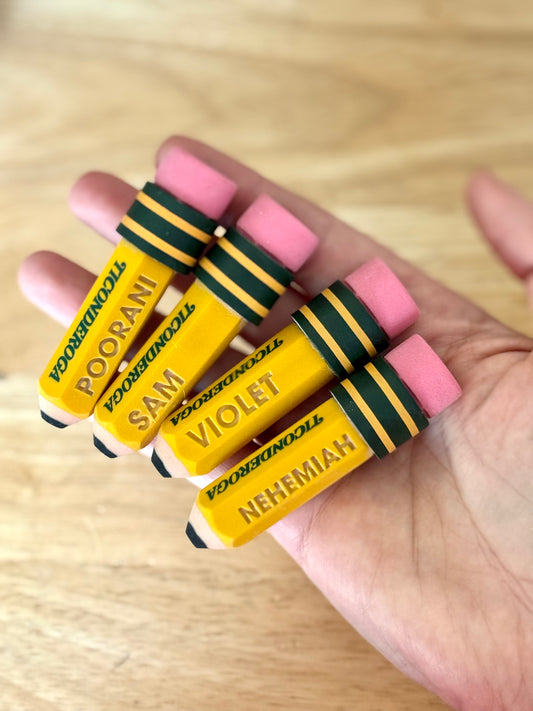 Personalized Pencil Eraser