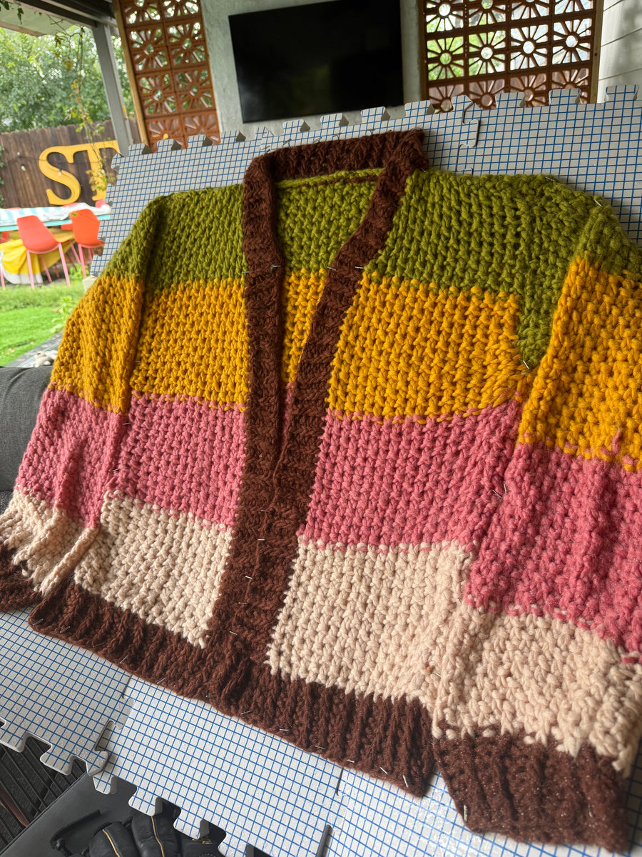 Handmade Chunky Knit Sweater – 100% Donated to Flood Relief in Kerr County