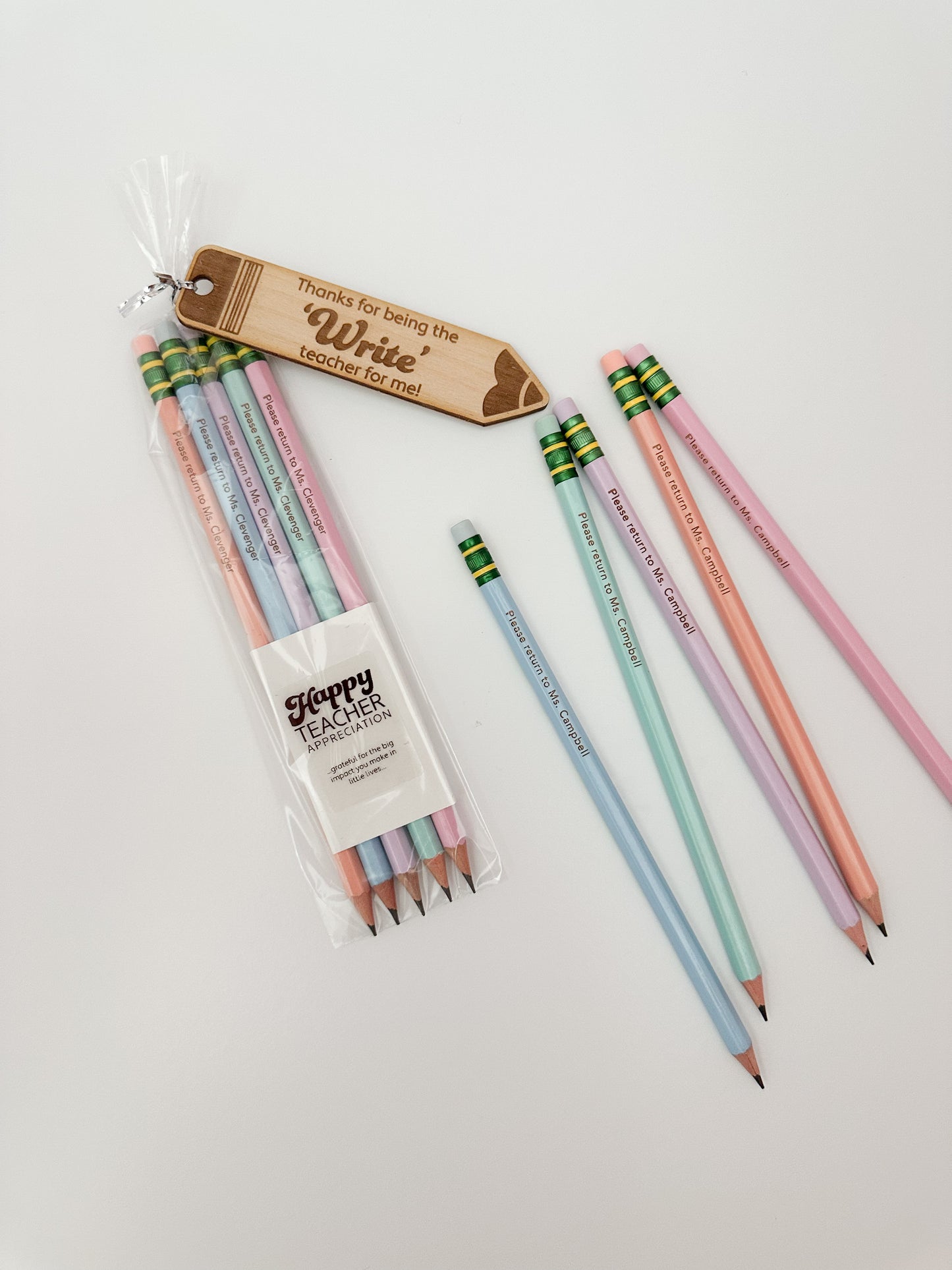 Teacher Appreciation Pencil Set