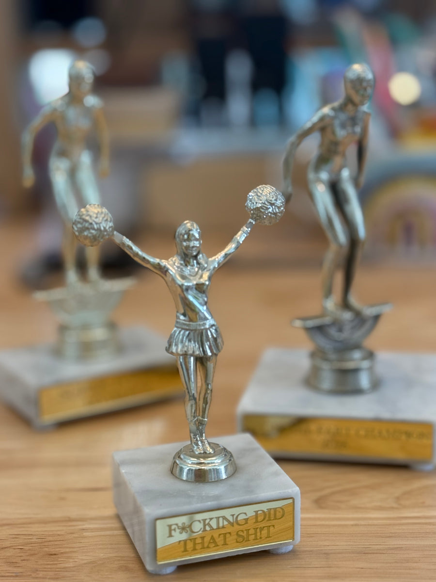 Repurposed Vintage Trophies