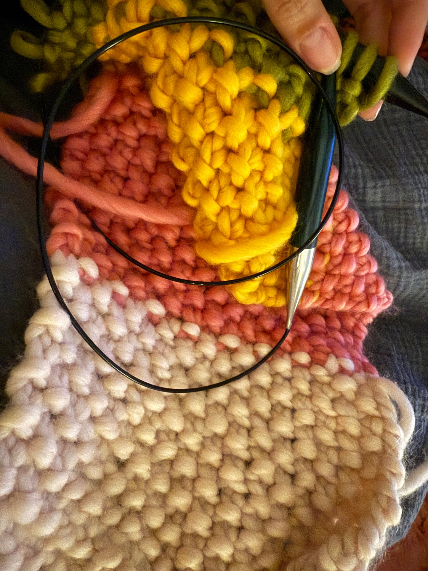 Handmade Chunky Knit Sweater – 100% Donated to Flood Relief in Kerr County