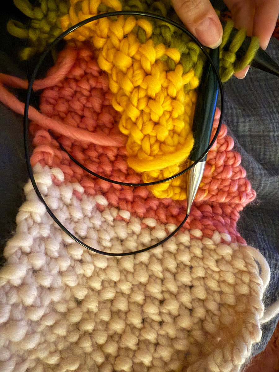 Handmade Chunky Knit Sweater – 100% Donated to Flood Relief in Kerr County