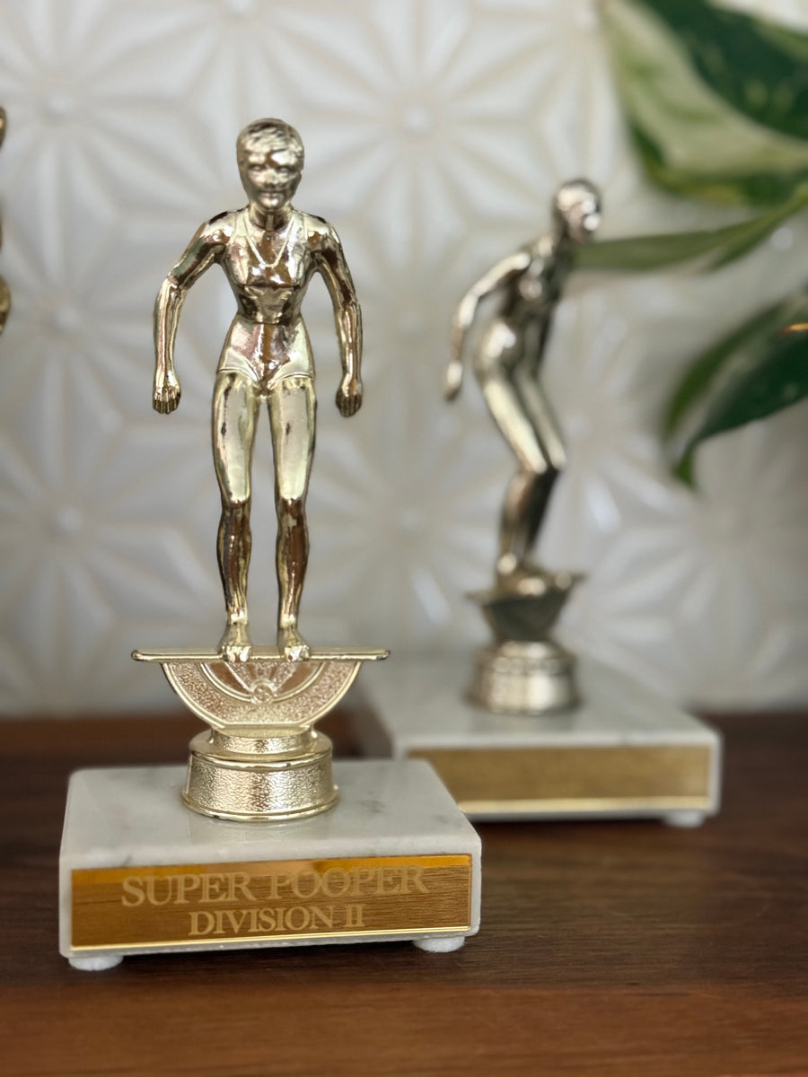 Repurposed Vintage Trophies