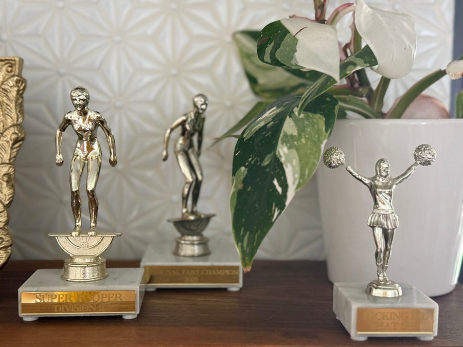 Repurposed Vintage Trophies