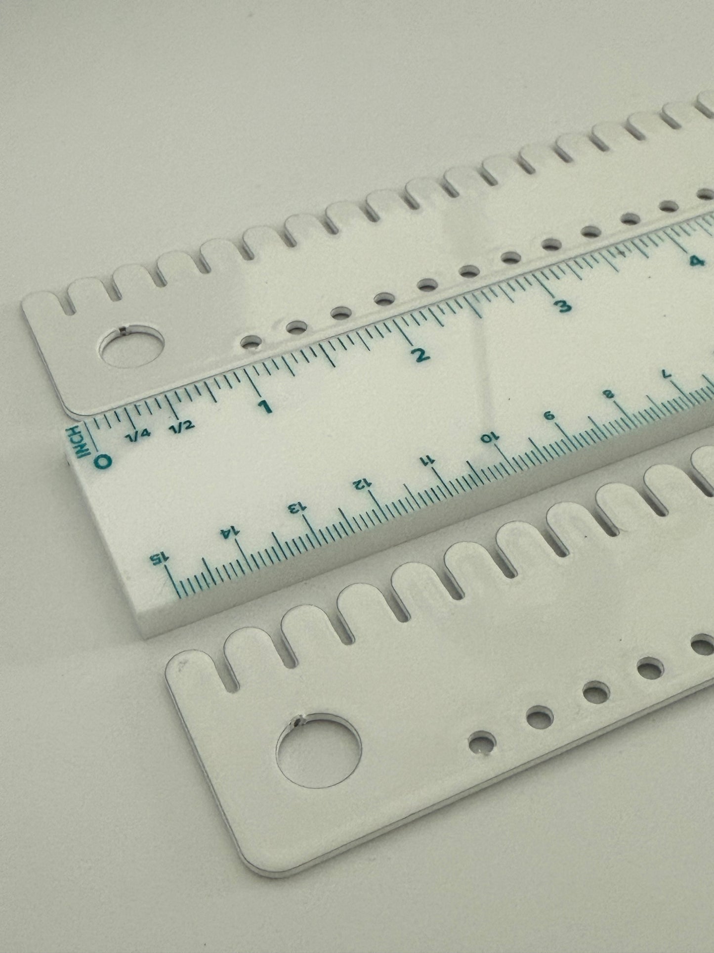 White Powder Coated Metal Earring Holder