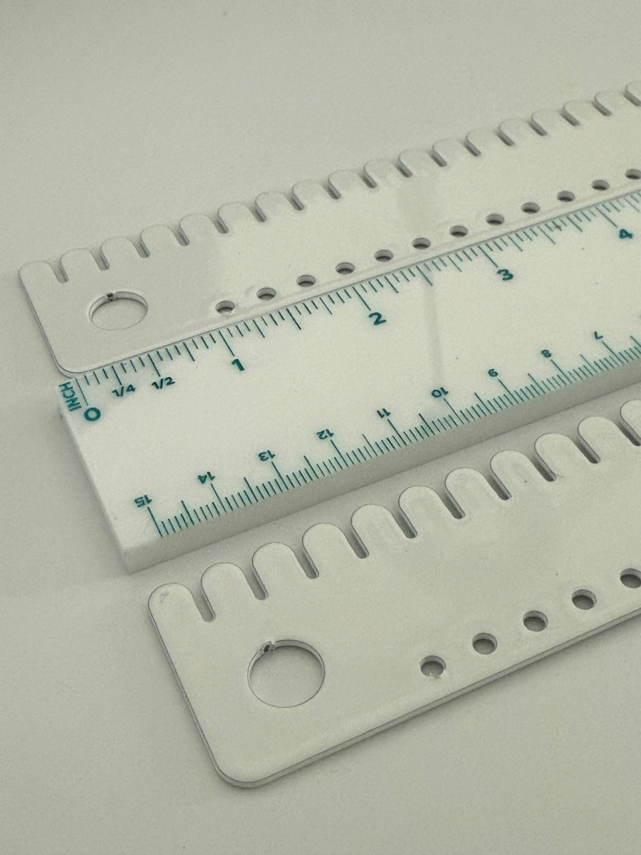 White Powder Coated Metal Earring Holder