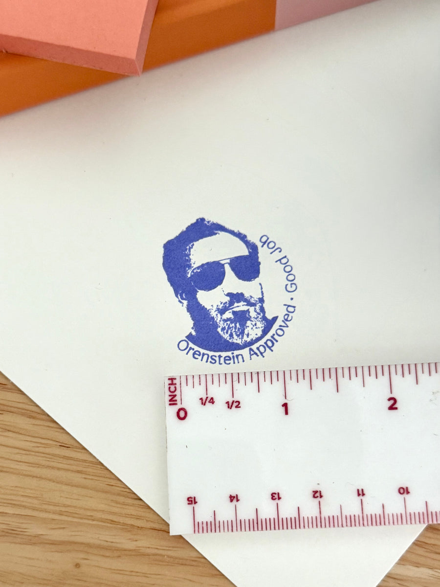 Customized Teacher Face Self Inking Stamp