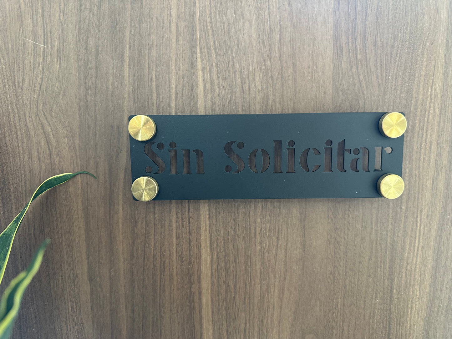 No Soliciting Sign