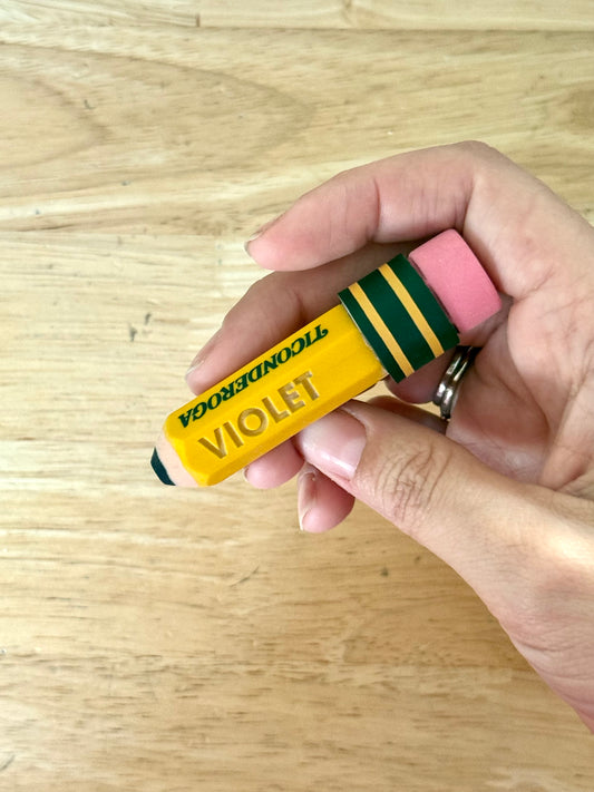 Personalized Pencil Eraser