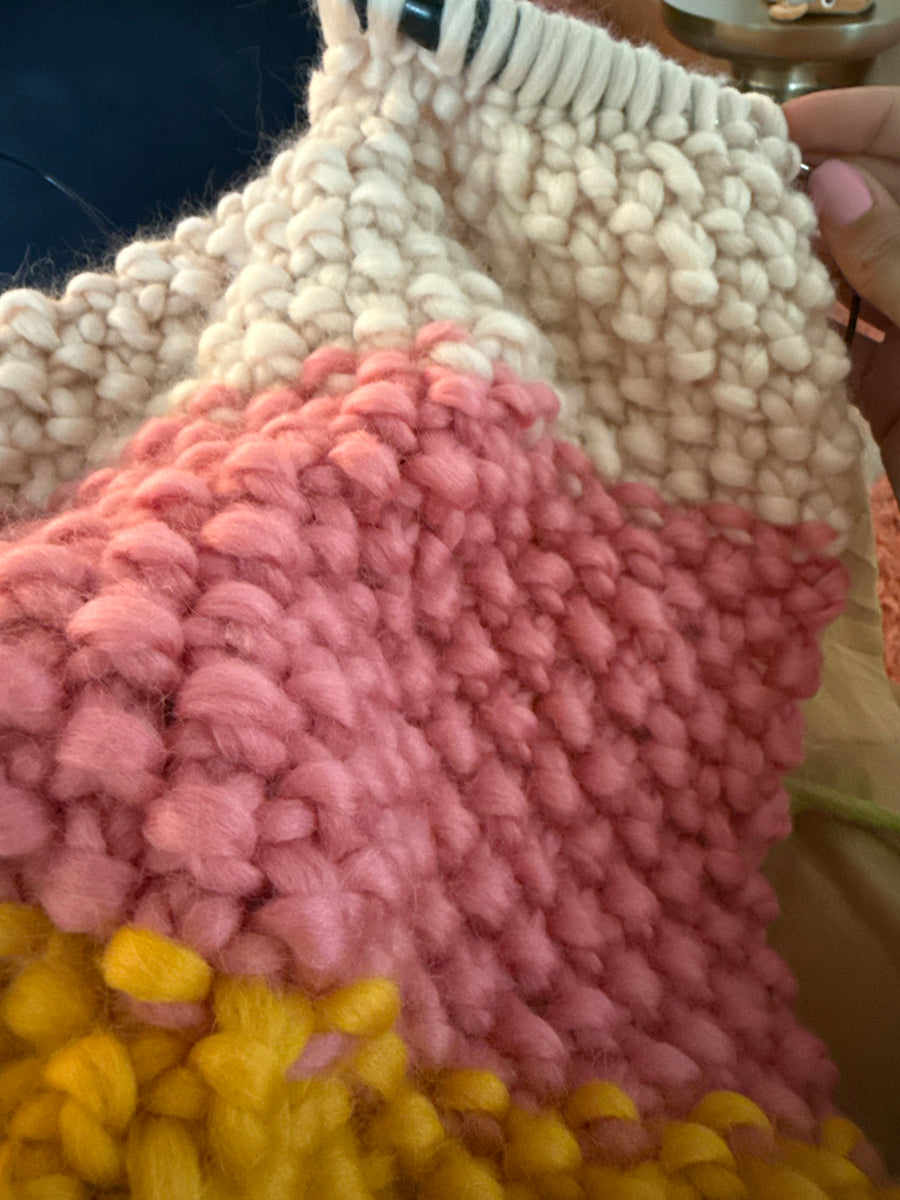Handmade Chunky Knit Sweater – 100% Donated to Flood Relief in Kerr County