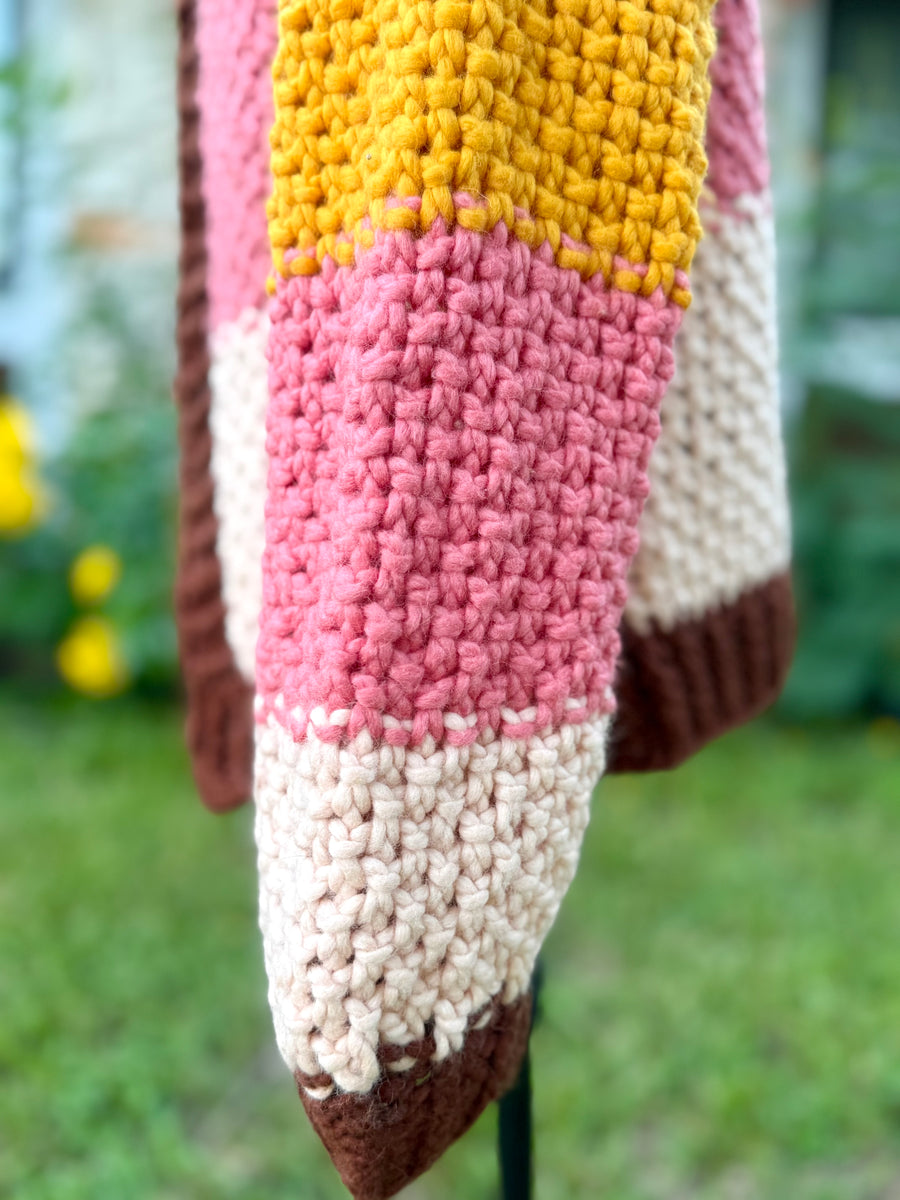 Handmade Chunky Knit Sweater – 100% Donated to Flood Relief in Kerr County