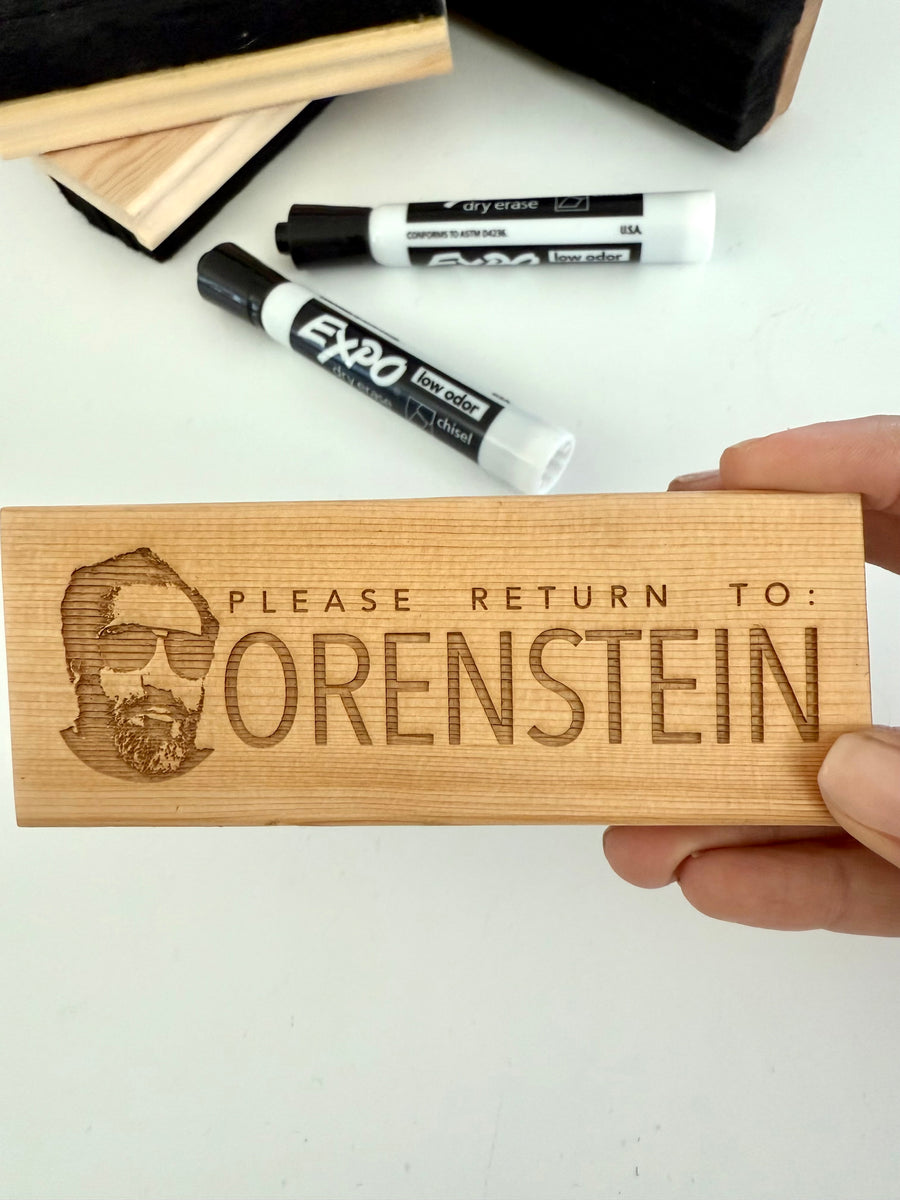 Custom Teacher Face Dry Eraser Gift