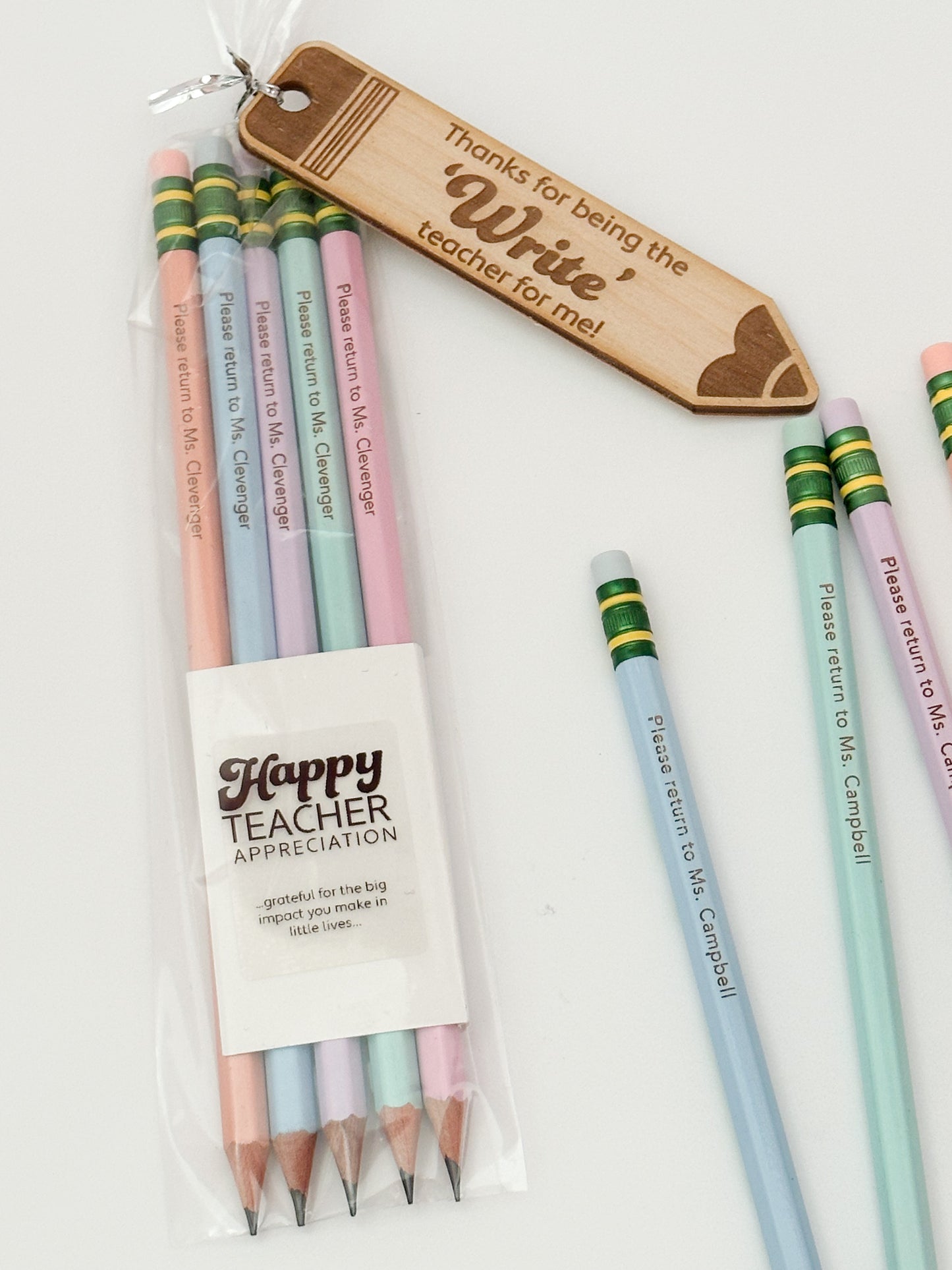 Teacher Appreciation Pencil Set