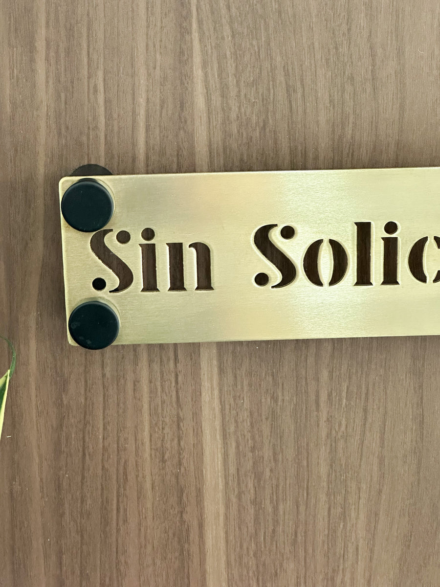 Spanish No Soliciting Sign
