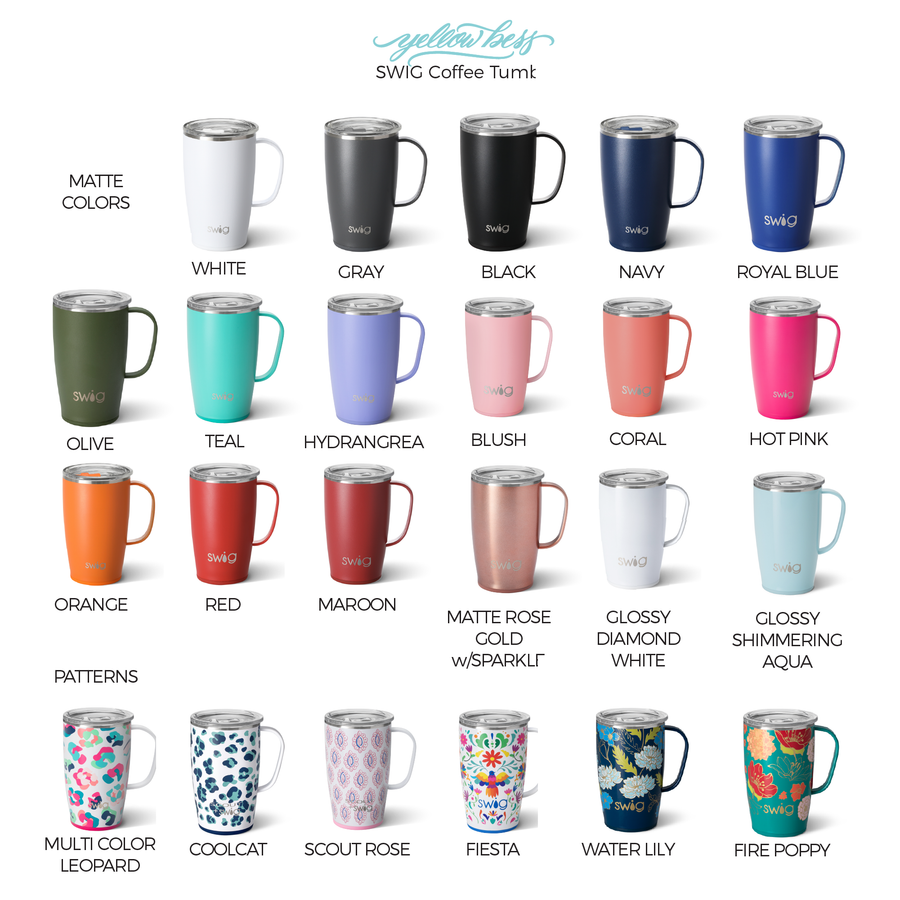 Swig 18 oz Travel Mug Aqua