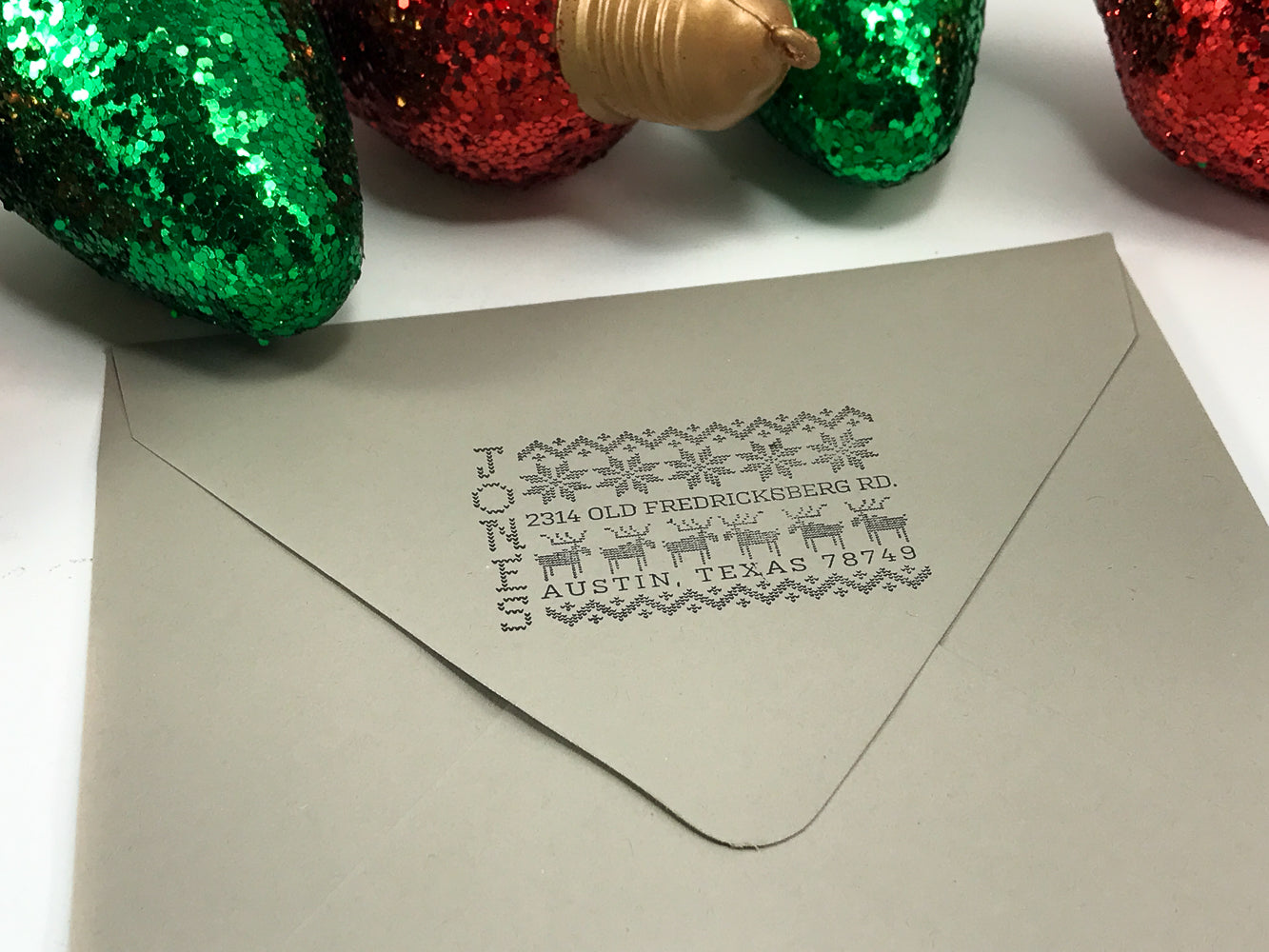 Ugly Holiday Sweater Address