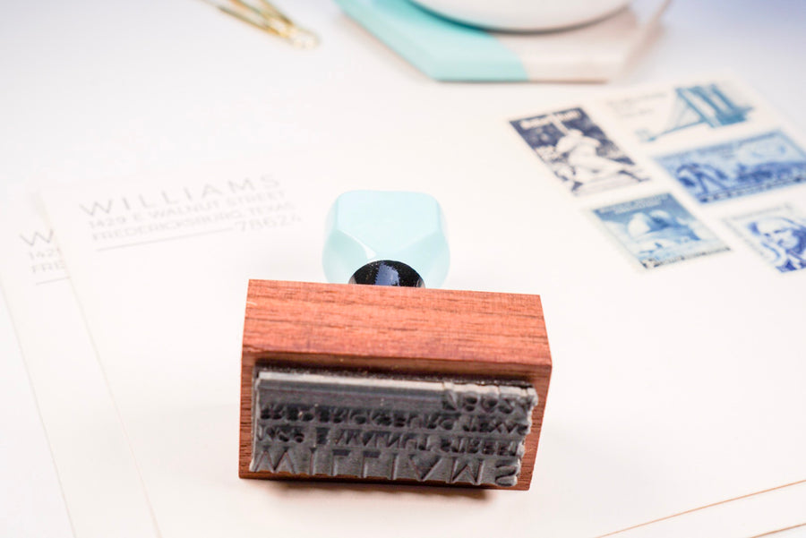 Clean Lined Mid Century - Custom Rubber Stamps
