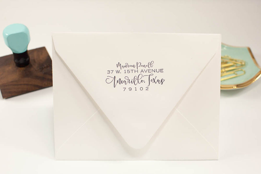 Modern Script - Custom Rubber Stamps