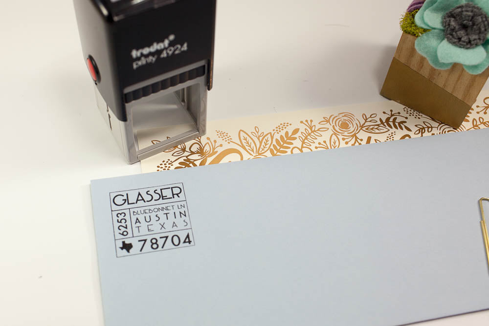 Mid Century Modern - Custom Rubber Stamps