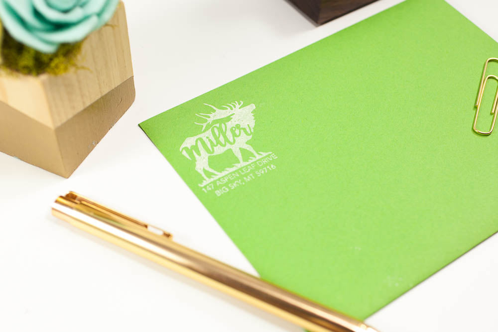 Elk Address - Custom Rubber Stamps