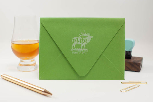 Elk Address - Custom Rubber Stamps