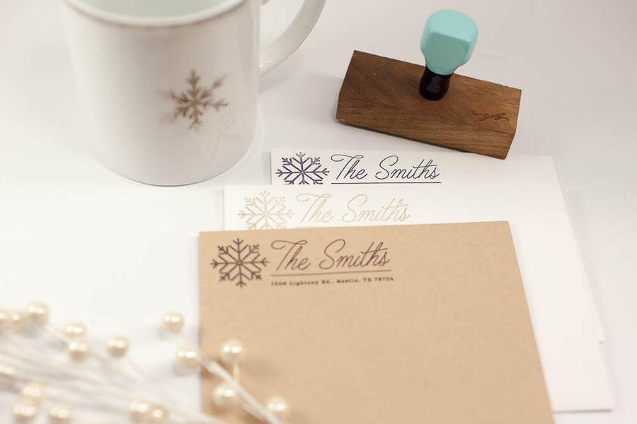 Snowflake - Custom Rubber Stamps