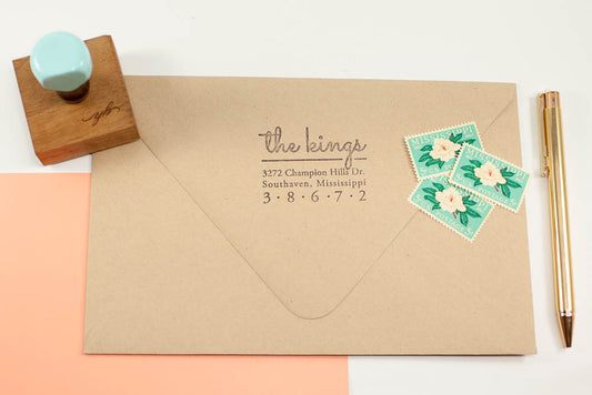 Starlight Script - Custom Rubber Stamps