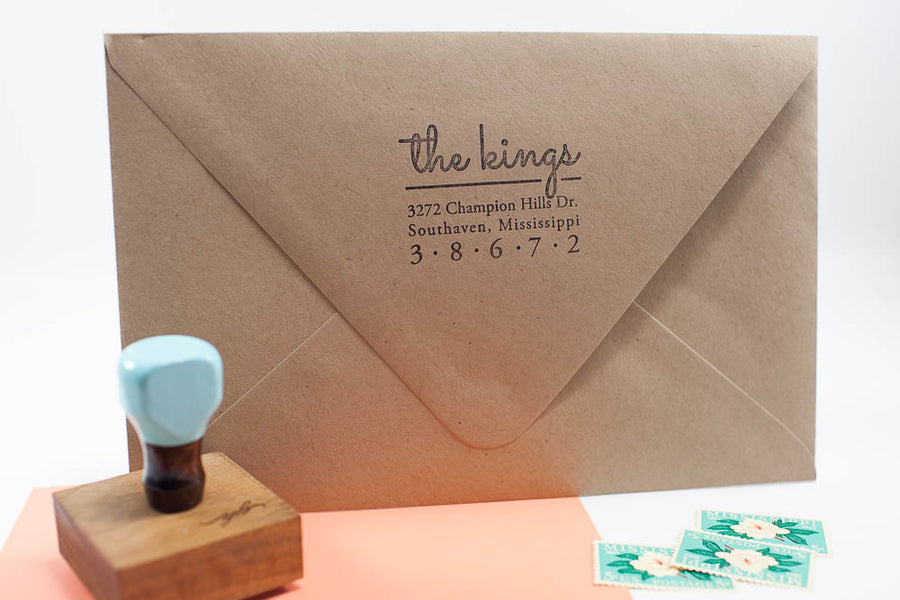 Starlight Script - Custom Rubber Stamps
