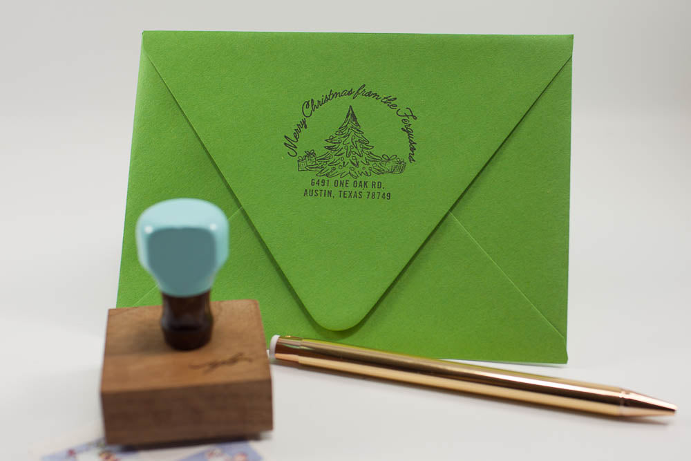 O' Christmas Tree - Custom Rubber Stamps