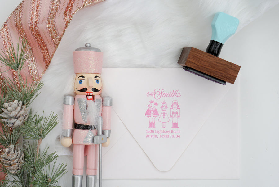 Nutcracker Address - Custom Rubber Stamps