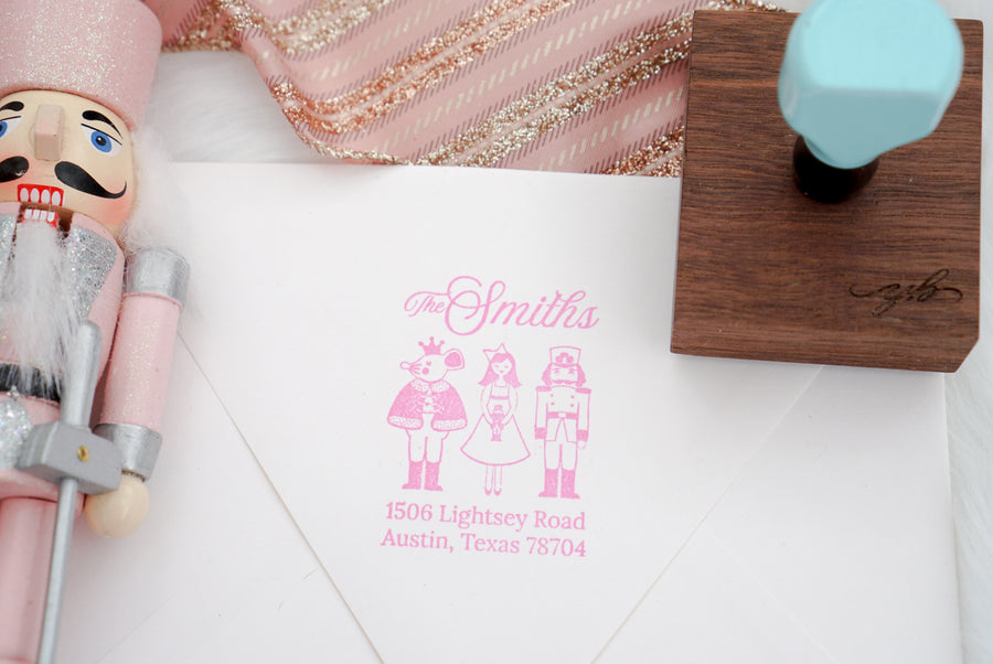 Nutcracker Address - Custom Rubber Stamps