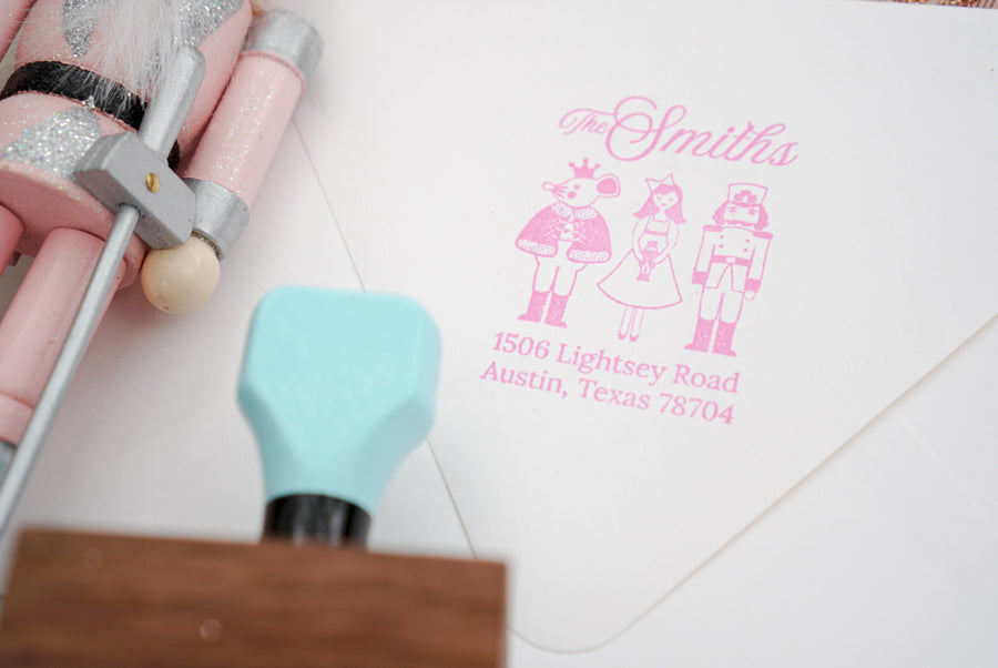 Nutcracker Address - Custom Rubber Stamps