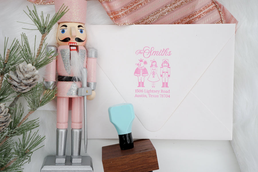 Nutcracker Address - Custom Rubber Stamps