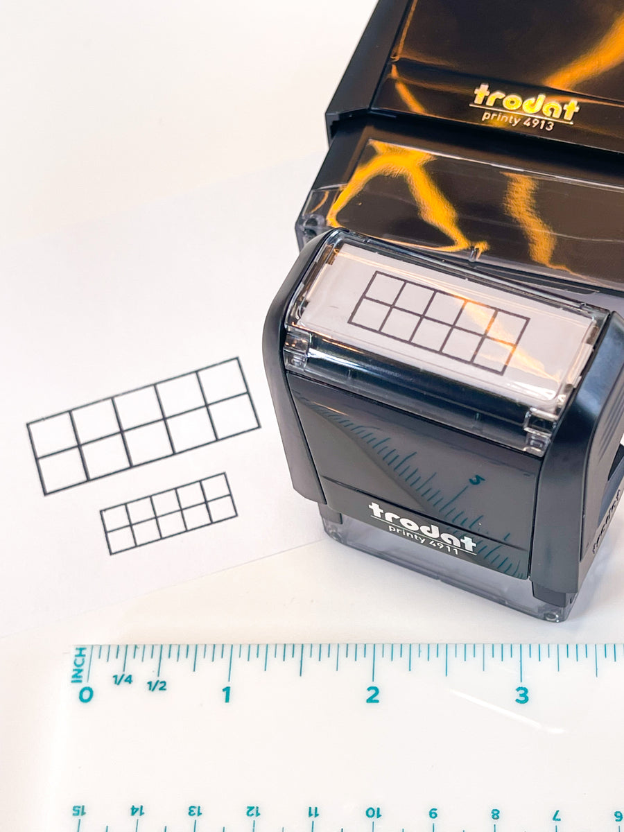 Primary Math 10 Frame Stamps