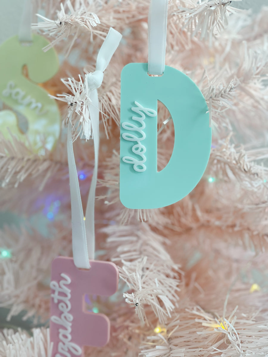 Pastel Christmas Stocking Tags